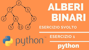 Esercizio Alberi binari in PYTHON ES.1 [TECNICHE DI PROGRAMMAZIONE]