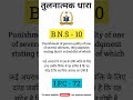 🔥🔥 Bns || Section 10 || Ipc || section 71 || llb3year || clat || Mpadpo2026 || judiciary || Hindi