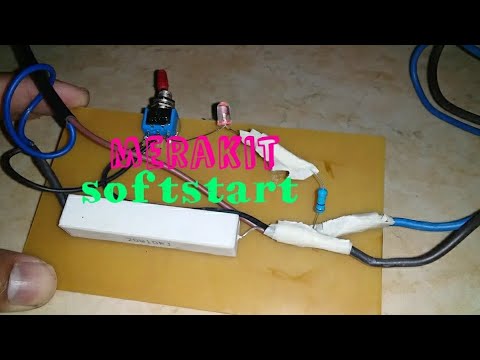Cara Murah Membuat Softstart Dengan Led Indikator Saklar Diy Inverator Youtube