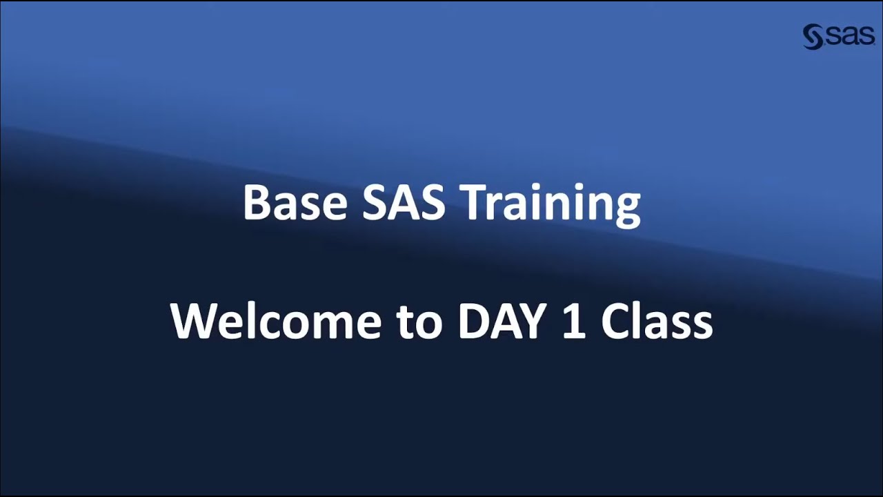 SAS Programming Beginner Tutorial | DAY 1 Part 2 - YouTube