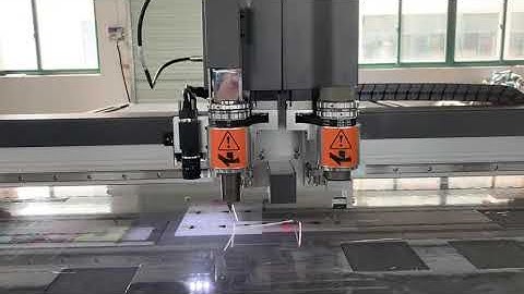 RUK soft PVC film V cut digital cutter flatbed cutter machine