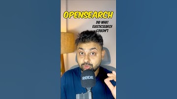 OpenSearch did what ElasticSearch couldn