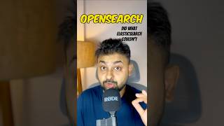 Famous OpenSearch did what ElasticSearch couldn't! #elasticsearch #opensearch #softwareengineering Profile