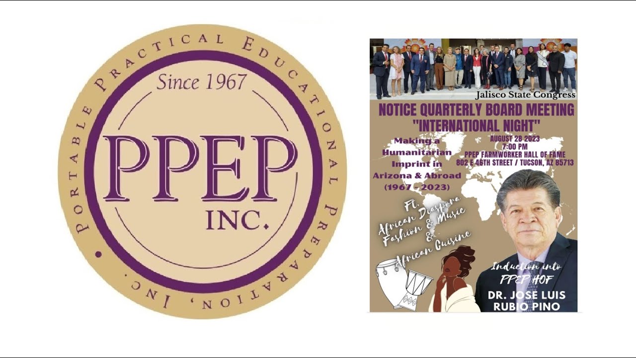 PPEP International Night Award Presentation - Dr Jose Luis Pino