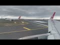 Turkish Airlines Airbus 321-200 Takeoff Istanbul Airport (LTFM) TK1551