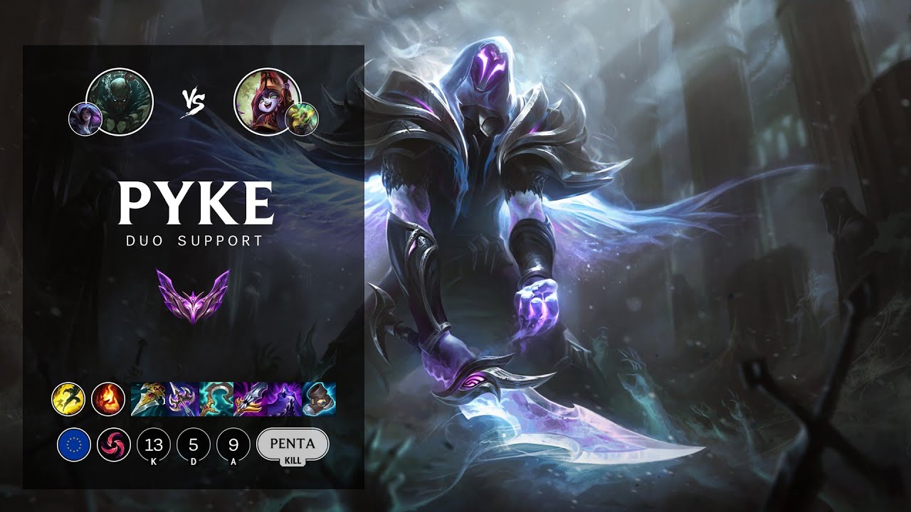 Pyke Support vs Lulu - EUW Master Patch 12.12
