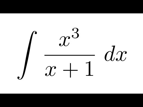 Integral Of X 3 X 1 Youtube