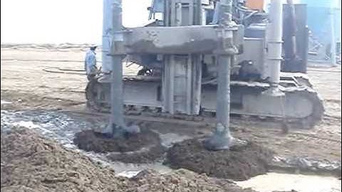 Thi công cọc Xi Măng Đất 2 cần khoan - Hữu Lộc