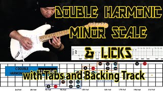 EXOTIC SCALES - The Double Harmonic Minor Scale Licks with Tabs and Backing Track by Alvin De Leon