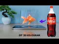 How To Make a 3D Hologram Projector at Home - Using Plastic Bottle