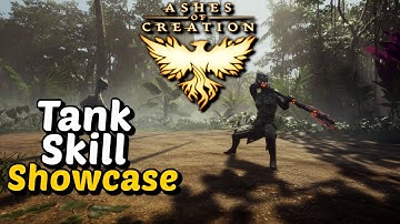 Ashes of Creation - New Video Showcase of Tank Skills - 2021