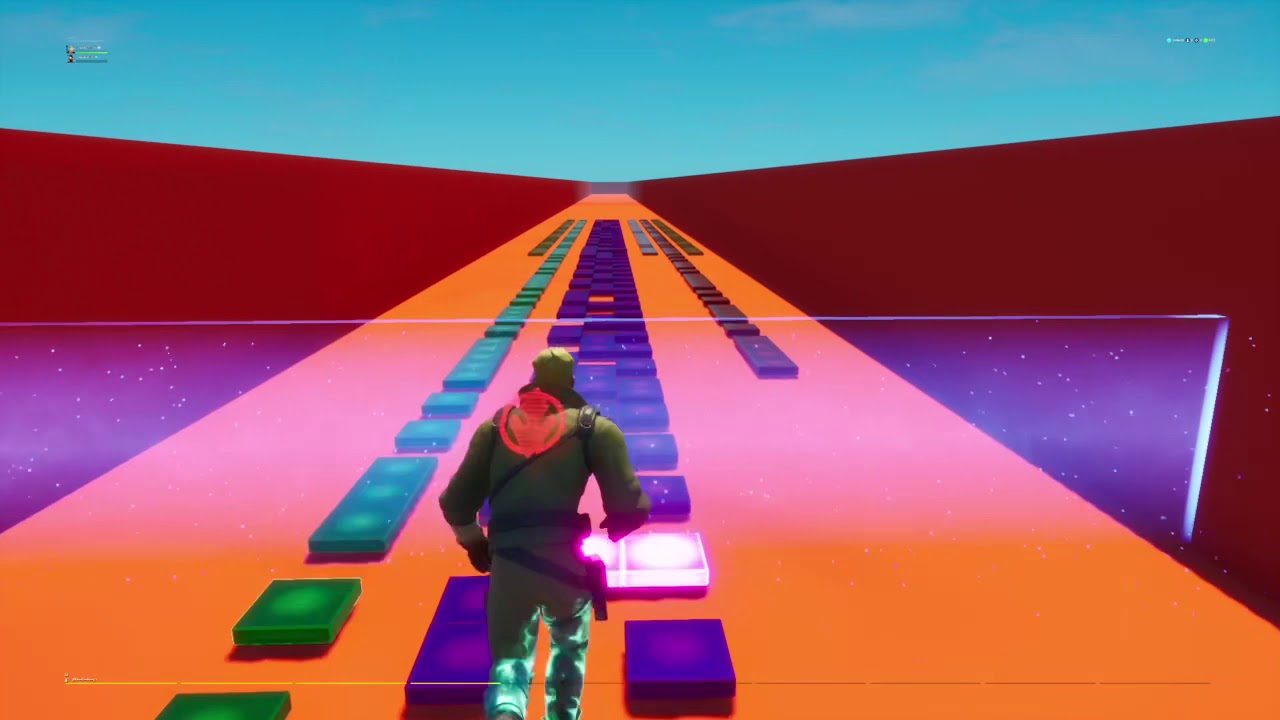 フォートナイトで ダンスロボットダンス ナユタン星人 演奏してみた 音ブロック Youtube