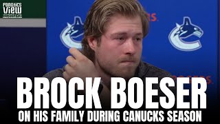 Brock Boeser Gets Emotional Revealing His Family Struggles During Vancouver Canucks Season