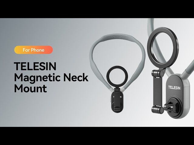Transform Your Experience with TELESIN's Magnetic Neck Mount for Phones! 