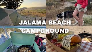 The Best Beach Campground in California | Hidden gem on the Central Coast, Trying the Jalama Burger