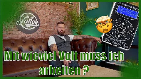 Wie viel Volt bei Linien Tattoo?