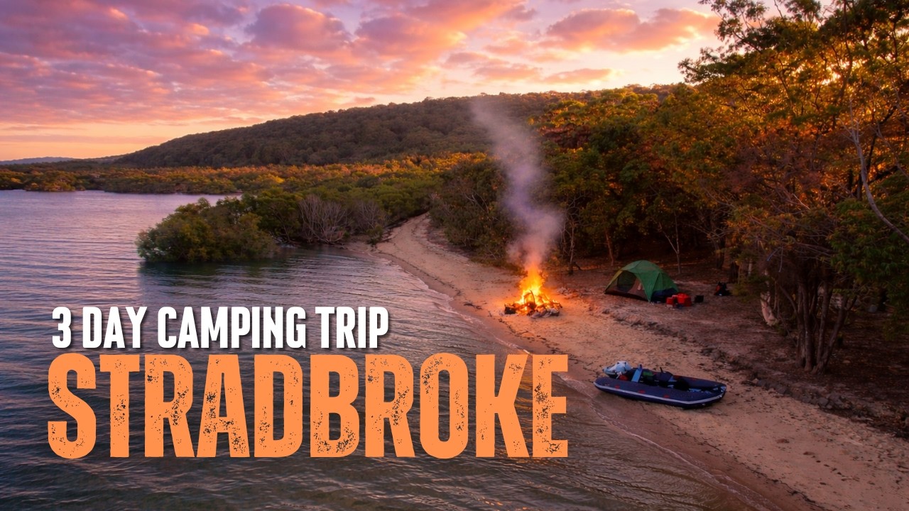 3 Days Boat Camping North Stradbroke Island Chasing Mud Crabs & Sharks