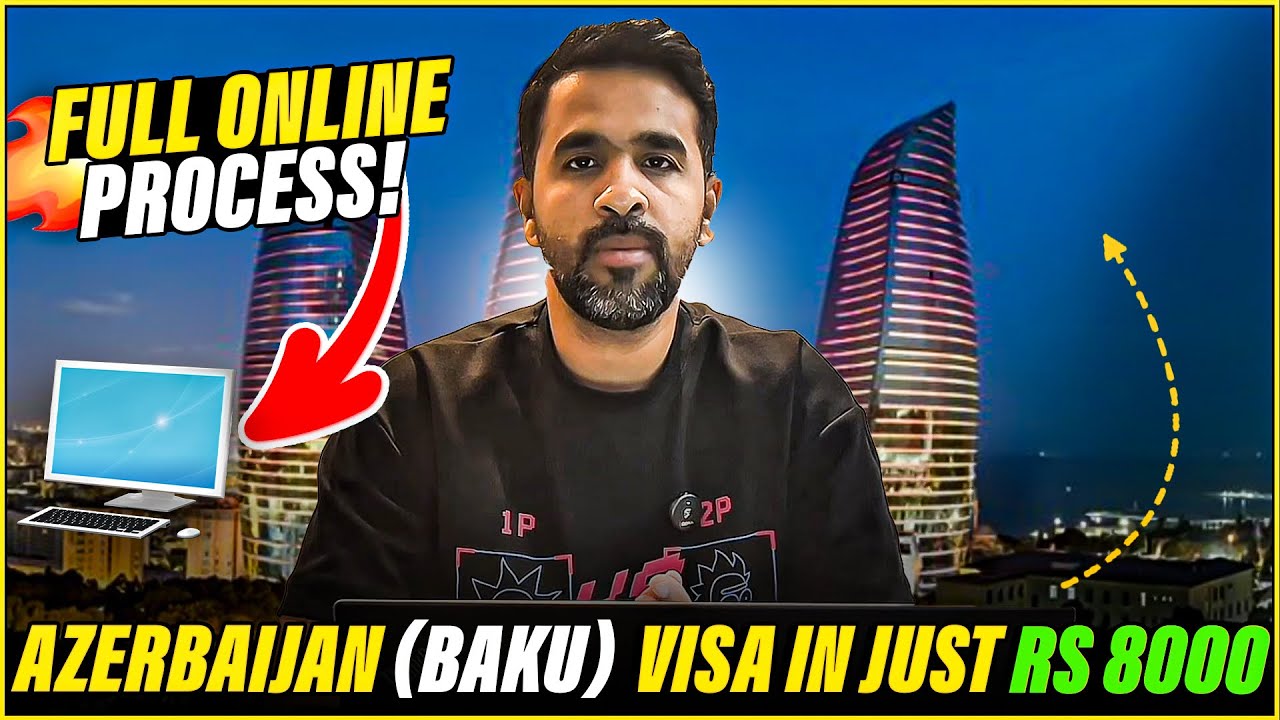 8000 PKR Azerbaijan Visa 🇵🇰 to 🇦🇿 | E-Visa Apply Full Guide 2025 | Travel Without Agent