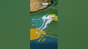 Narmada River ( नर्मदा नदी ) Through Map Animation | Indian Geography #geography #upsc #geostudy