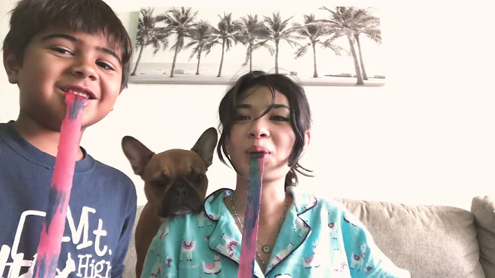 Roll up challenge with my sister