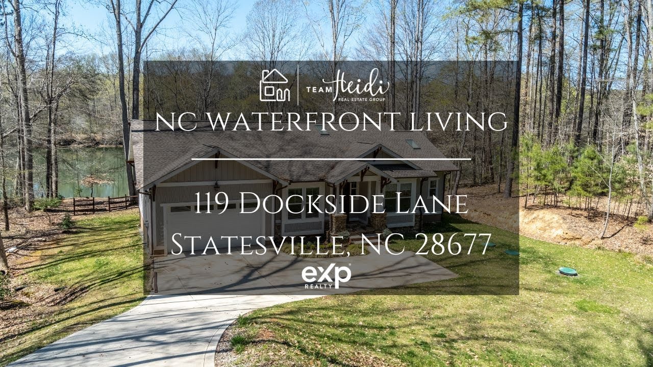 NC Waterfront Listing 119 Dockside Lane Statesville, NC YouTube