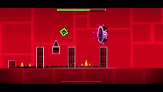Geometry Dash-Dry out, 1-100% and three gold coins!