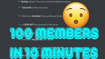How To Get 100 Active Members To Join Your Discord Server In 10 Minutes