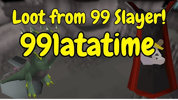 Loot from 1-99 Slayer --- 991atatime
