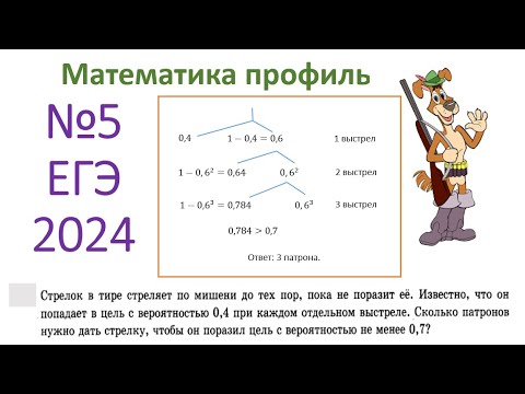 №5 ЕГЭ математика профиль 2024