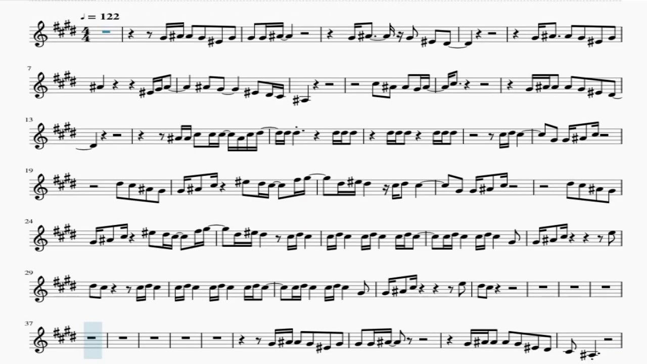 Calvin Harris,Rag&Bone Man Giant Alto Sax Sheet Music