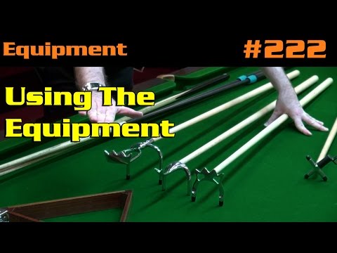 EQUIPMENT| Using The Equipment, Rests, Balls And