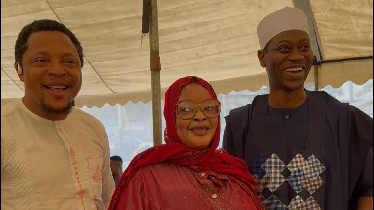 NOLLYWOOD STAR AUNTY TOYOSI AND HER HUSBAND ATTENDS LATEEF ADEDIMEJI ANNUAL RAMADAN LECTURE 