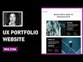 How to create a ux portfolio website using wixcom  sarah doody