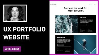 How To Create A UX Portfolio Website Using Wix.com | Sarah Doody