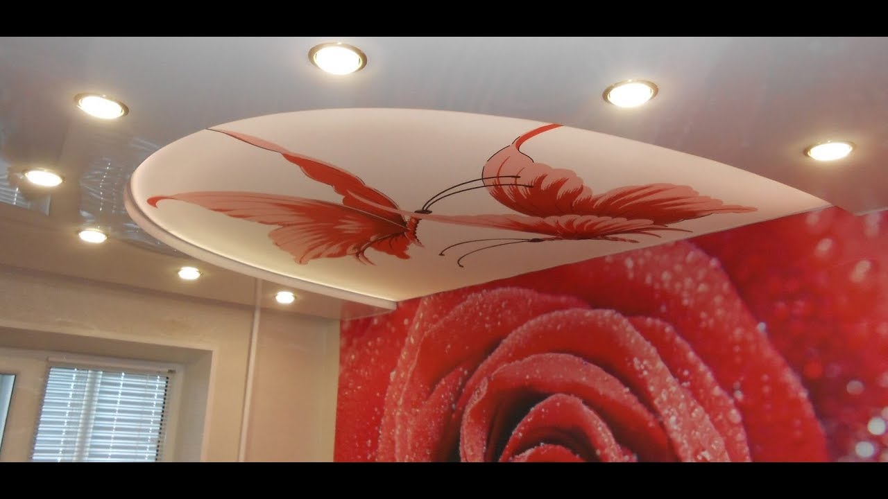 Натяжные потолки в Марьино, компания «Строй Сервис» - YouTube