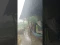 It rains like pouring water.