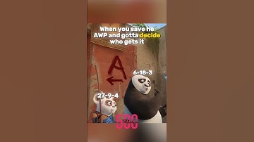 WHEN YOU SAVE AWP AND GOTTA DECIDE WHO GETS IT 🤣 #shorts #csgo