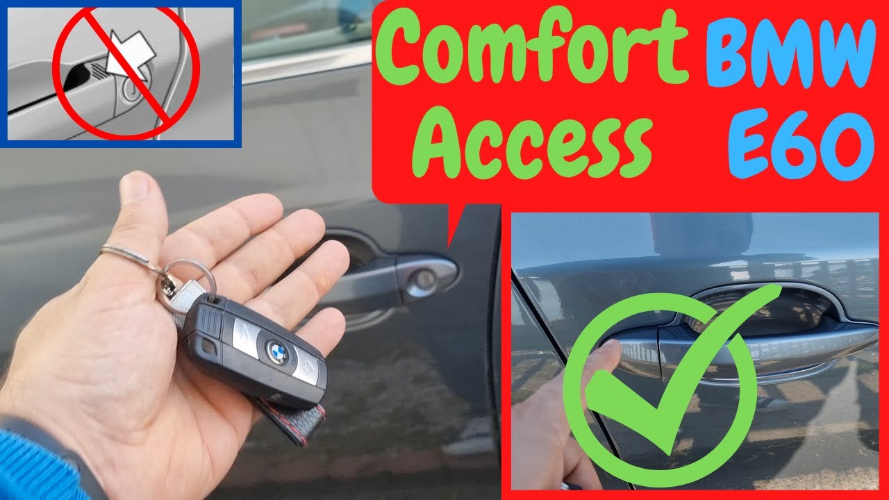 BMW E60 Where are the sensors Comfort Access to normal handles