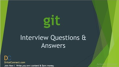 git Interview Questions & Answers