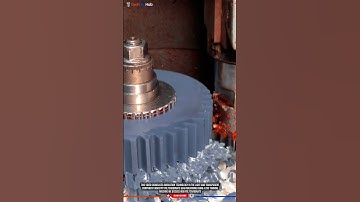 Innovation Technology Manufacturing: Polycarbonate Gear  CNC Turning Machine #tech