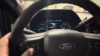 Oil Life Reset On 2019-2024 Ford F Series Trucks