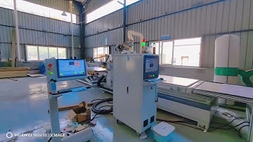 CNC Router Machine with Auto Label printer