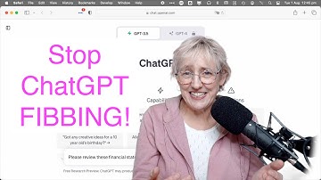 Stop ChatGPT from lying - fibbing and temperature - AI