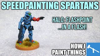 Speedpainting Spartans - Cutting the Slap-Chop Method in Half [How I Paint Things] @SonicSledgehammerStudio