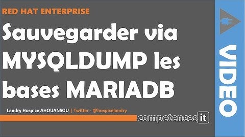 172# Sauvegarder une base de données MariaDB #rhcsa #rhce