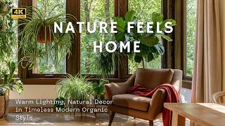 Nature Inspired Homes 2026: Warm Lighting, Natural Decor in Timeless Modern Organic Style