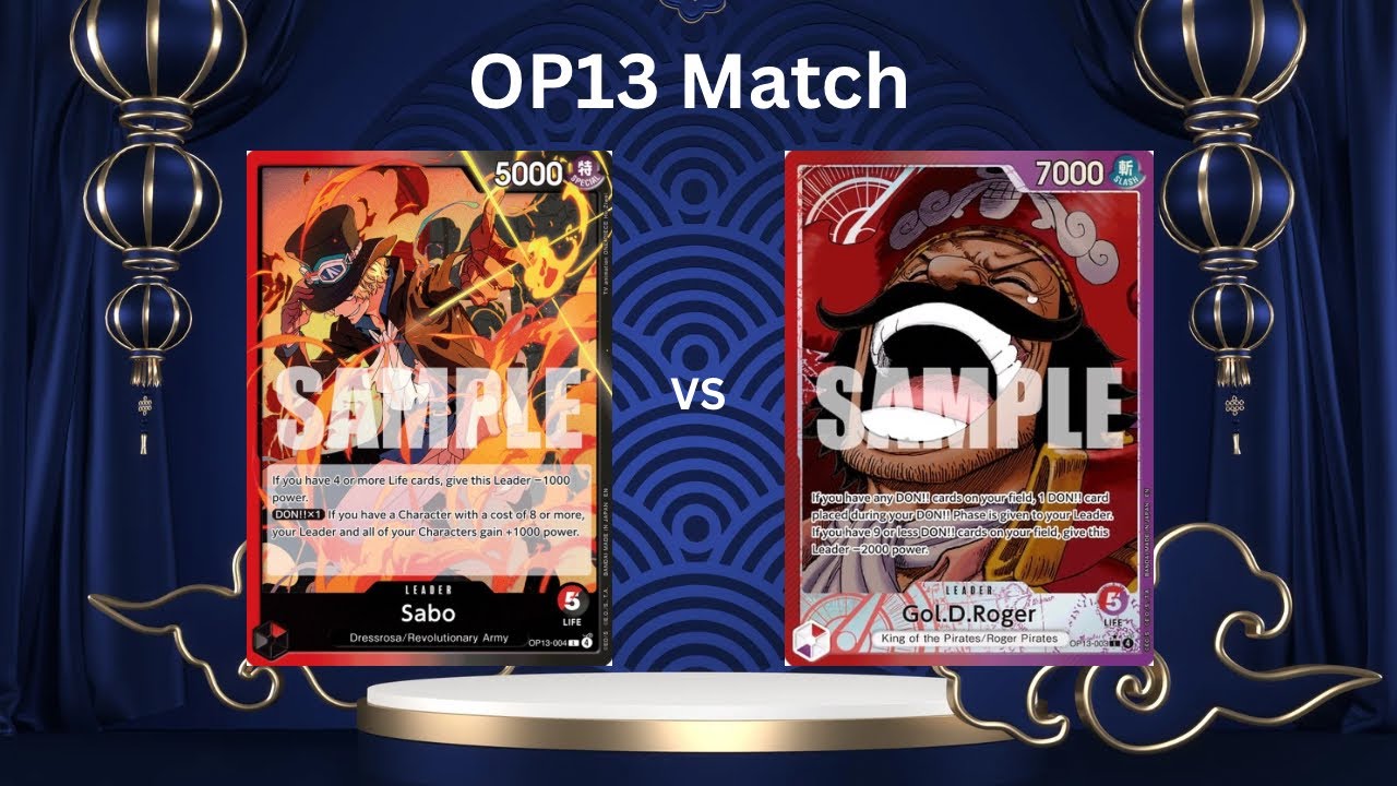 OP13 Match RB Sabo vs RP Roger