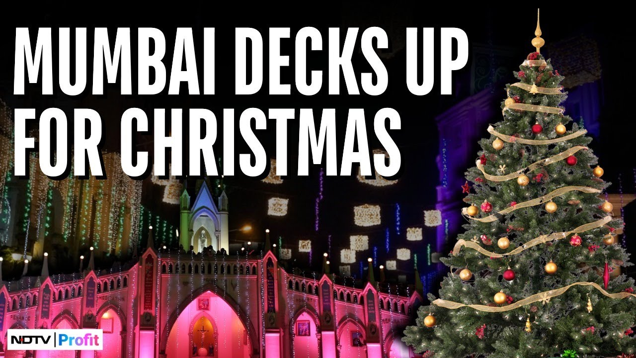 Mumbai Gears Up For A Magical Christmas Celebration | NDTV Profit - YouTube
