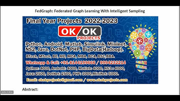 FedGraph Federated Graph Learning With Intelligent Sampling