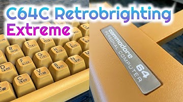 Retrobrighting a very yellow C64C
